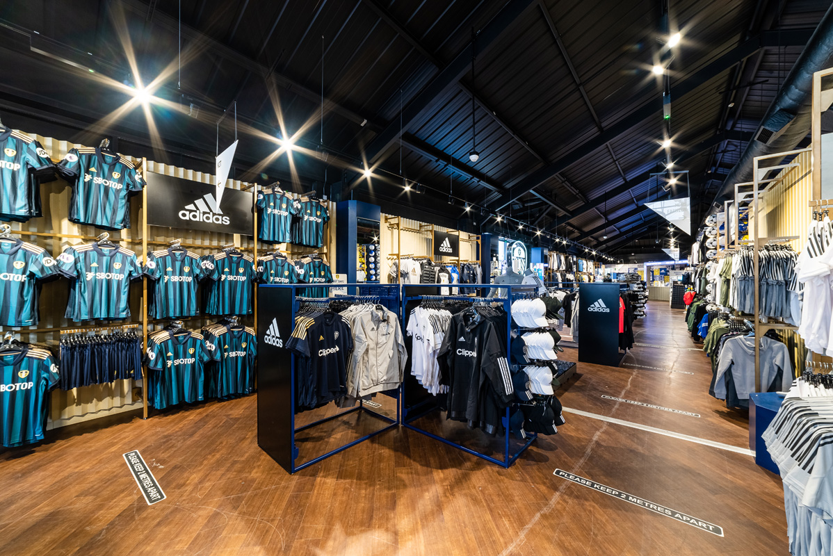 Leeds United dial up the drama in football club store Retail Focus