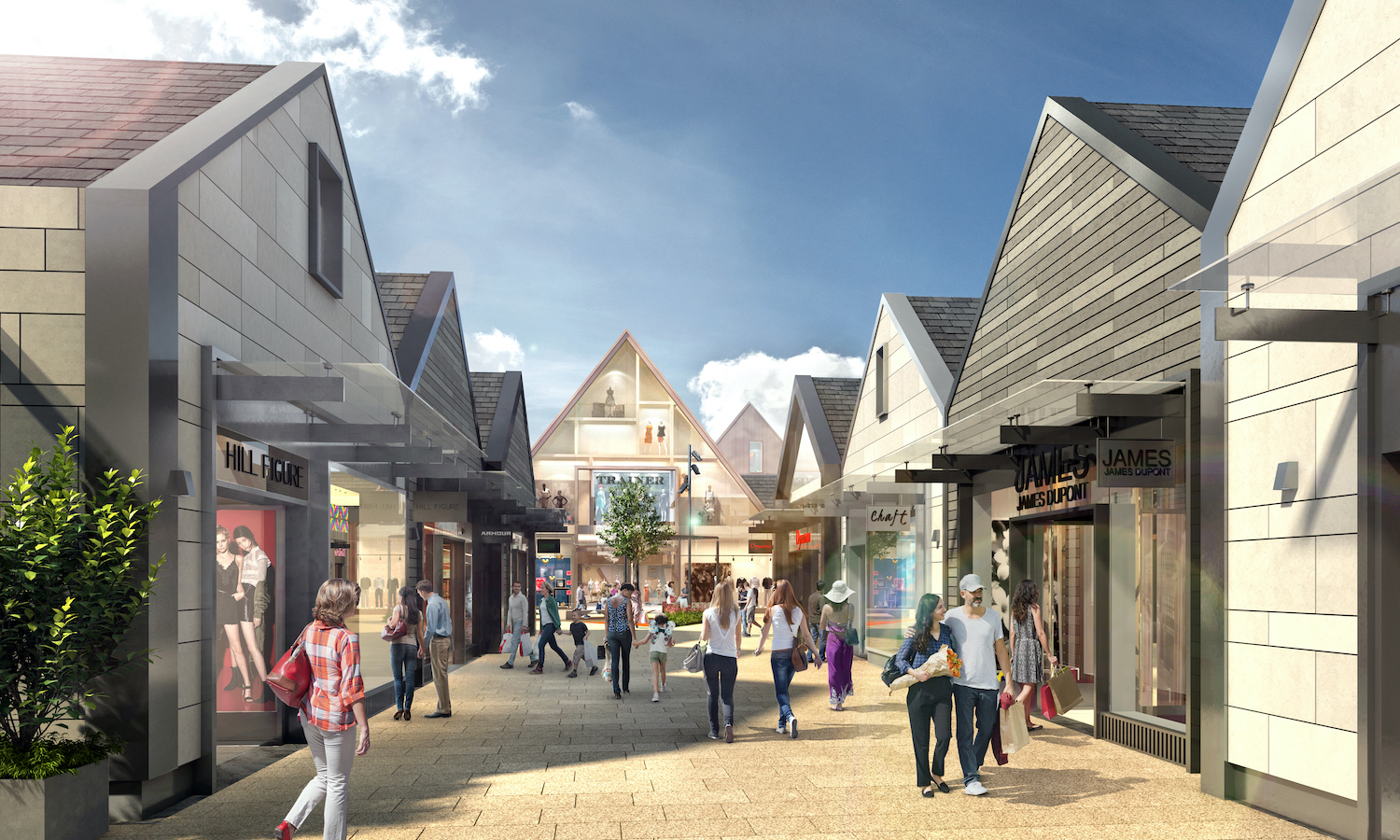 Armani, Hugo Boss and Moss Bros take space in Grantham Designer Outlet Village
