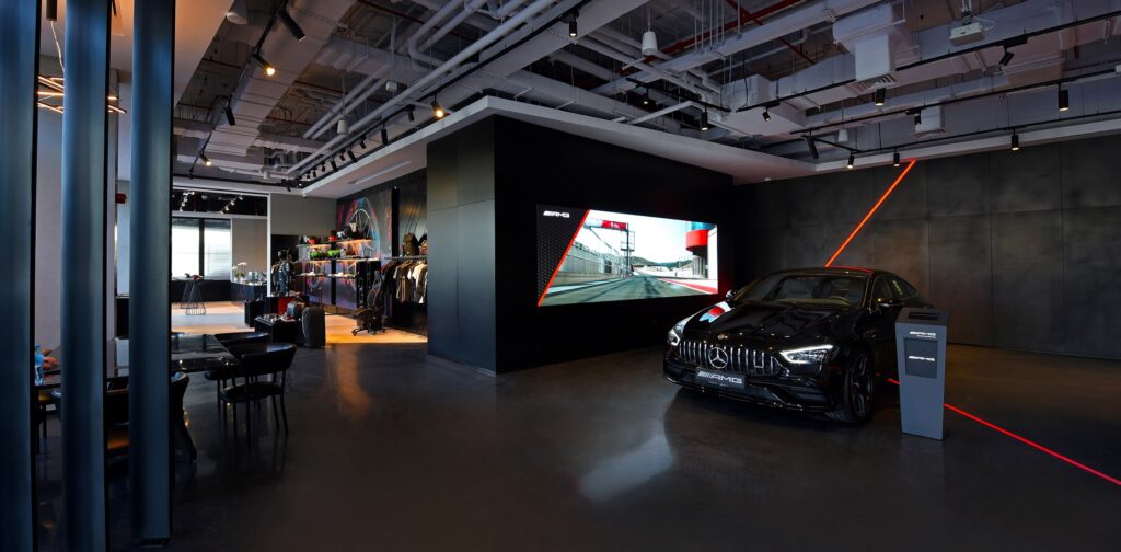 schudden Bij zonsopgang Inspectie Mercedes-AMG opens first standalone store at Dubai - Retail Focus - Retail  Design