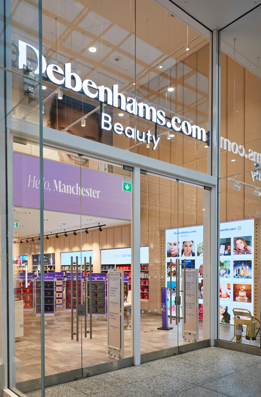 Debenhams.com opens flagship Beauty destination in Manchester
