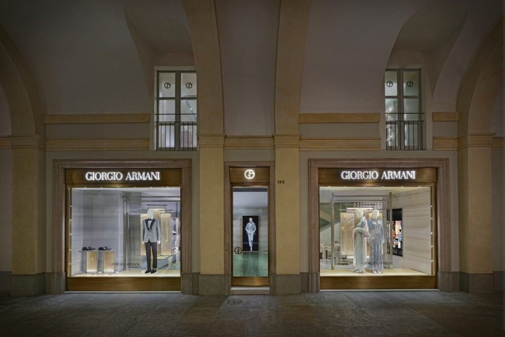 Giorgio Armani boutique reopens in Turin - Retail Focus - Retail Design