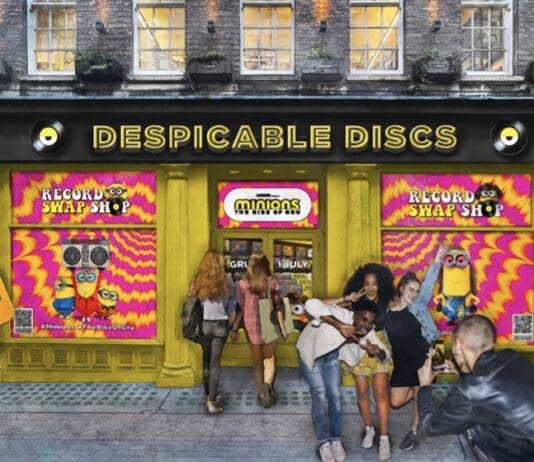 Despicable Discs Minion pop-up is coming to Carnaby