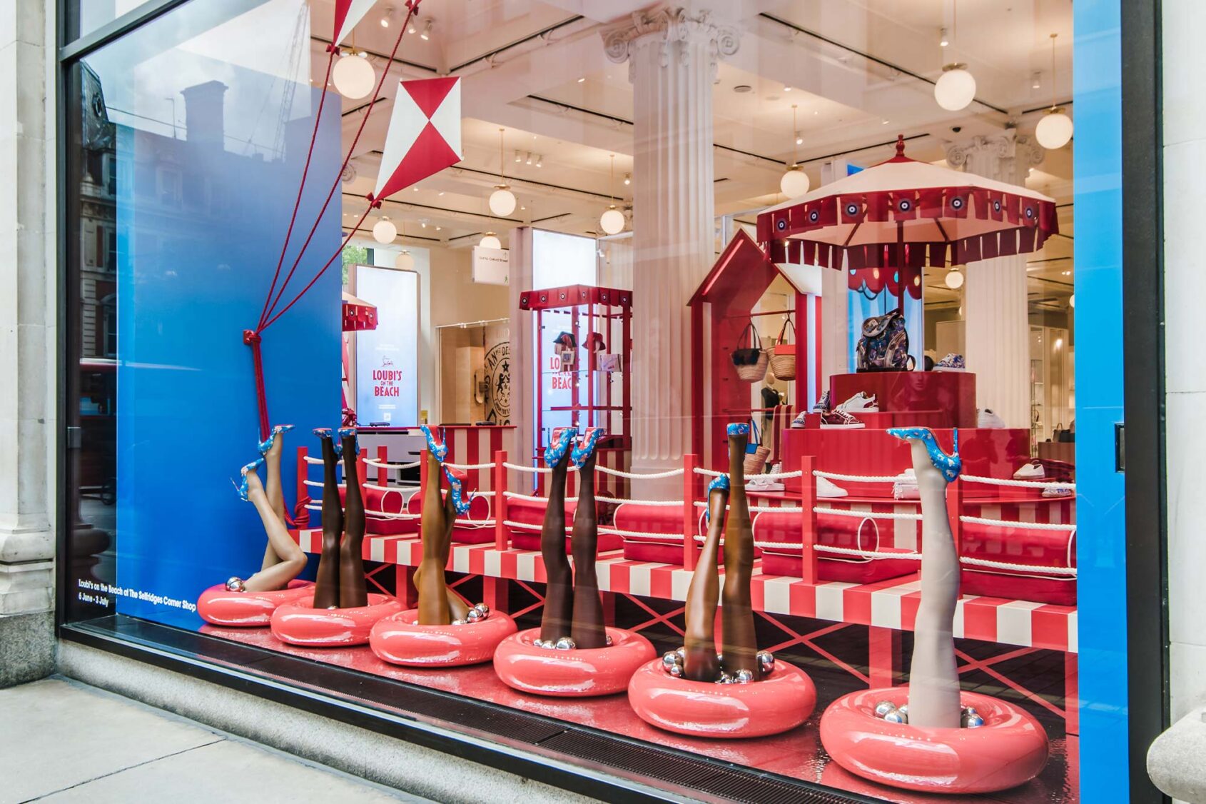 Christian Louboutin takes over the Corner Shop at Selfridges with its Loubi’s on the Beach pop