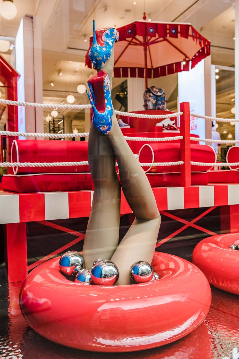 Christian Louboutin takes over the Corner Shop at Selfridges with Loubi's on the Beach pop-up - Retail Focus - Retail Design