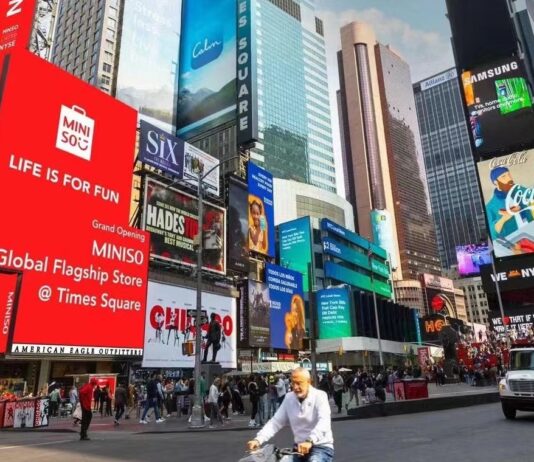 MINISO Celebrated the Grand Opening of its Global Flagship Store in Times Square, New York