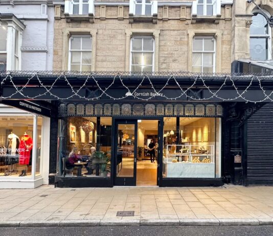 Cornish Bakery opens its 58th location in Harrogate, Yorkshire