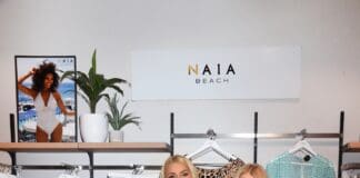 Tess Daly & Gayle Lawton’s Brand NAIA Beach launch with John Lewis